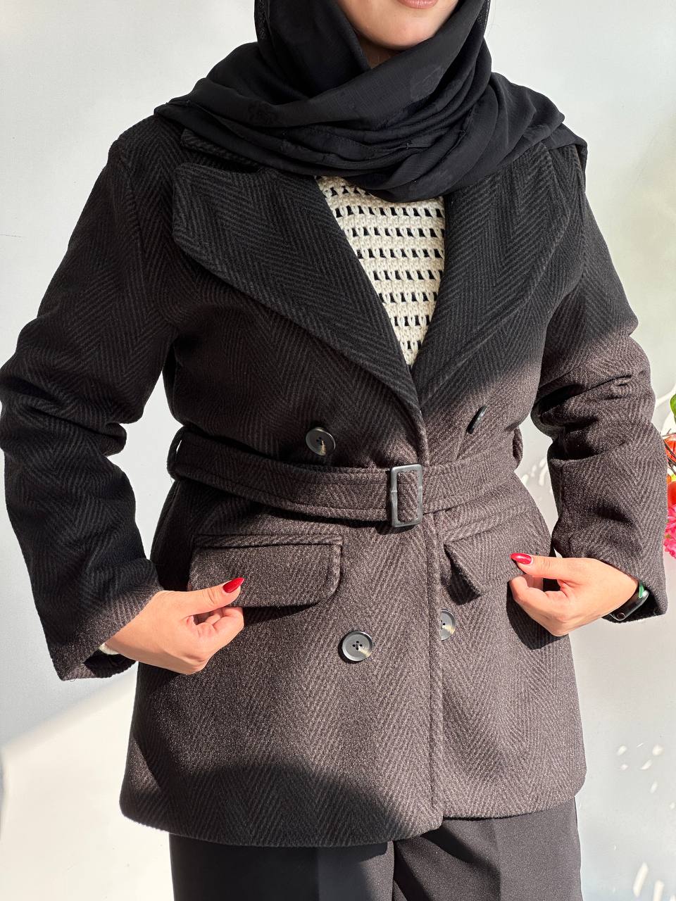 کت فوتر جناغی زنانه